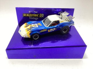 coche slot scalextric chevrolet corvette dragster stingray