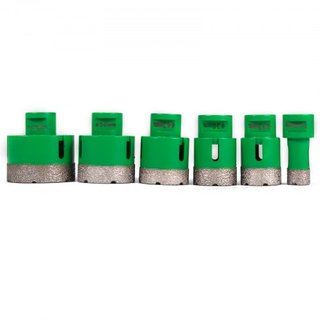 Juego de 6 Piezas de Brocas de Diamante, Brocas de Núcleo de Diamante, M14 20/35/38/43/50/60MM, Brocas de Corte de Sierre, Puntos de Rosca M14 - Perforación Precisa para Azulejos, Cerámica y Granito