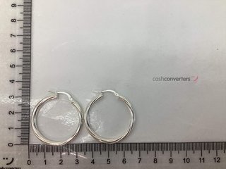 argollas plata 925mm