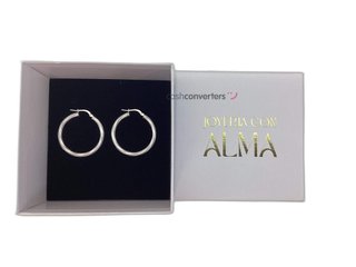 argollas plata 925mm