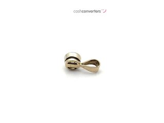colgante oro 18k con piedra con diamante