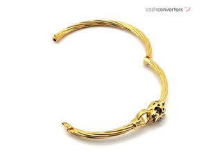 pulsera oro 18k con piedra con circonita