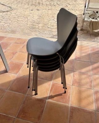 6 Sillas Cocina Apilables