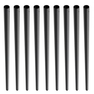 Balustres Metálicos para Escaleras, Spindles Decorativos de Aluminio Redondos de 3/4'' x 32'' de Largo, Paquete de 101 Balustres para Deck con Tornillos, Barandilla Hueca Clásica de Acabado en Pol...
