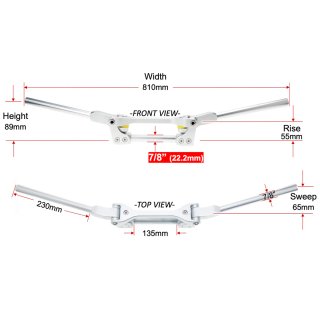 Manillar APE RACING Flex 22mm