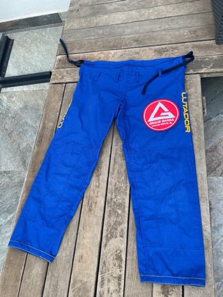 Kimono Gracie Barra Azul Lutador talla A2L