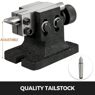 Cabezal Divisor de 4 Pulgadas Cabezal de Indexación Fresadora 100MM Cabezal Divisor Semi-Universal de 4 Pulgadas Juego de Cabezal Divisor de 3 Mordazas con Placas de Indexación y Contrapunto para ...