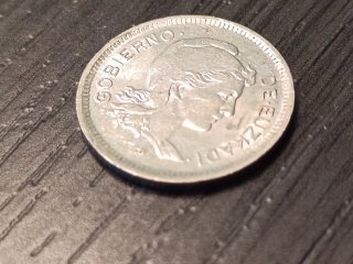 Antigua Moneda 1 Peseta 1937