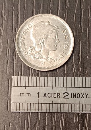 Antigua Moneda 1 Peseta 1937