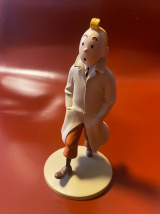 Figura Tintín Resina 15 cm