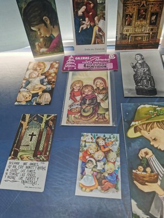 18 cartoline religiose da collezione in carta