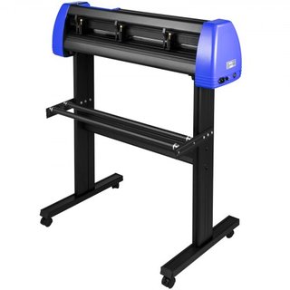 Cortadora de Vinilo 870mm Máquina Cortadora de Vinilo Alimentación Máxima de Papel 34 pulgadas Máquina Plotter Cortadora con Soporte de Piso Robusto Fuerza y Velocidad Ajustables para Fabricación ...