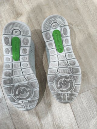 Zapatillas Mujer Blancas y Verdes