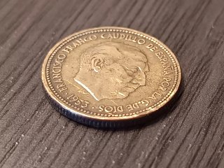 Antigua Moneda 2.50 Pesetas 1953