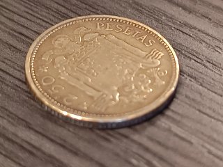 Antigua Moneda 2.50 Pesetas 1953