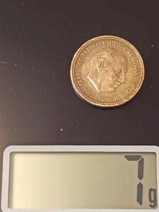 Antigua Moneda 2.50 Pesetas 1953