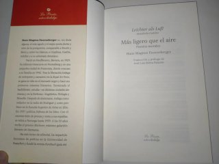 Lote 3 Libros Hans Magnus Enzensberger Anagrama