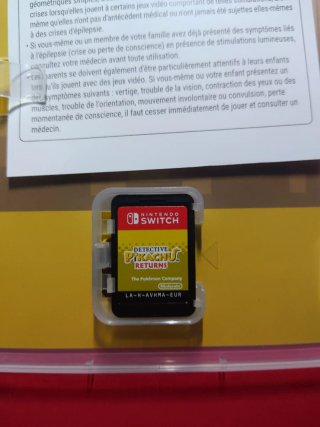 Detective Pikachu Returns Nintendo Switch #A2678
