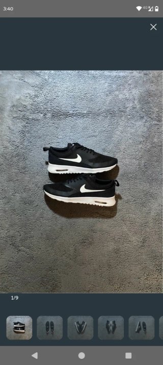 Zapatillas Nike Air Max Negras Blancas