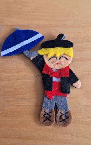 Broche Celedón - Modelo 3