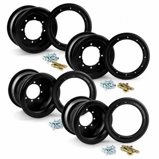 Pack 4 Llantas Beadlock Negras
