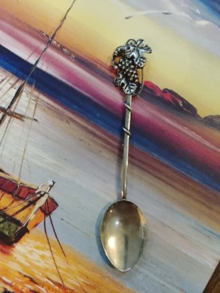 Set 3 Cucchiaini Argento Decorati