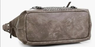 Bolso Lois Marrón Tachuelas
