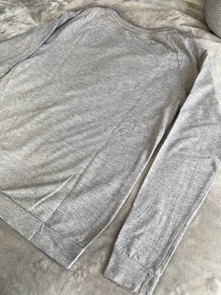 Sudadera casual gris mujer