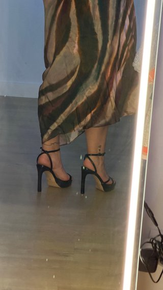 Sandalias BCBGMAXAZRIA Tacon Negro Talla 36