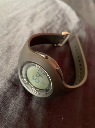 Reloj Digital Decathlon Negro cronómetro W200