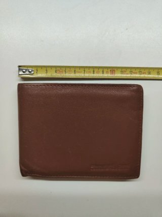 Portafoglio Sergio Tacchini Vera Pelle Marrone