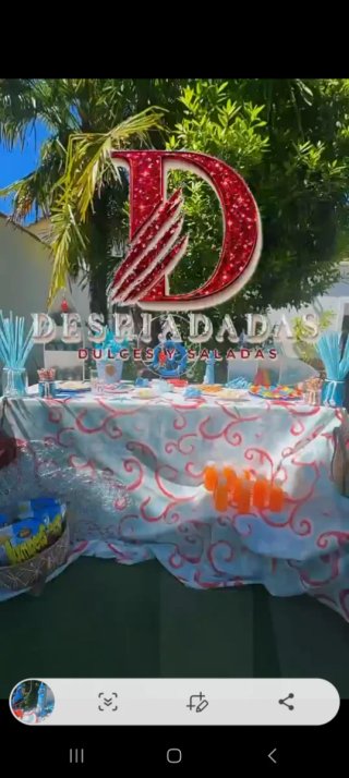 Montaje mesas dulces y saladas