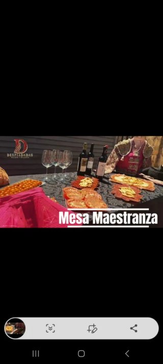 Personalización mesas para eventos