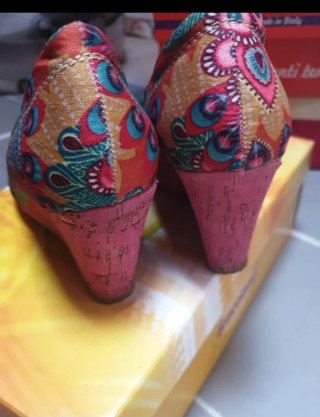 Scarpe Graceland zeppa fantasia colorata