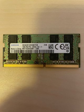 Memoria RAM Samsung 16GB DDR4 SODIMM