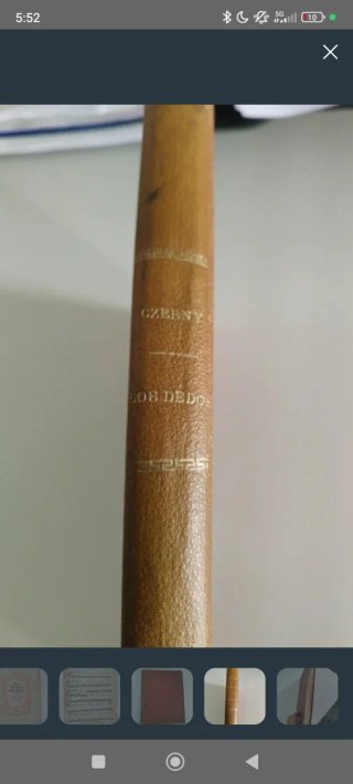 Libro Piano Czerny Op. 740 Antiguo