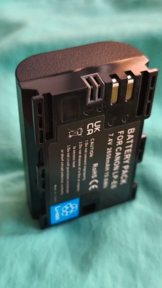2 Batterie LP-E6 per Canon