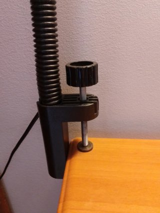 Lámpara de escritorio vintage años 80