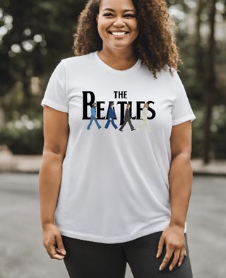 Camiseta The Beatles Abbey Road Negra