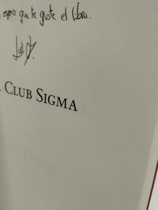 EL CLUB SIGMA (Ejemplar firmado y dedicado)