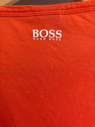 Camiseta Hugo Boss Naranja Talla M