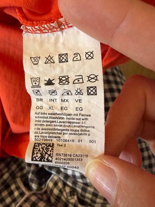 Camiseta Hugo Boss Naranja Talla M