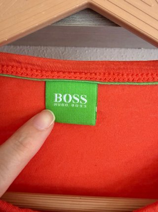 Camiseta Hugo Boss Naranja Talla M