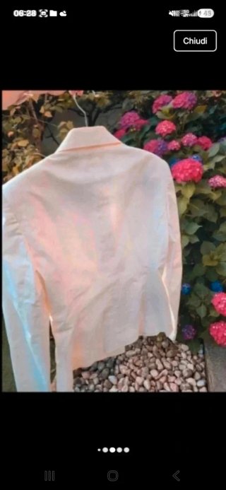 Giacca K di Koan donna puro cotone bianca