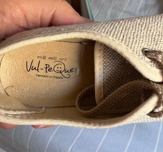 Zapatos lona vestir niños talla 27