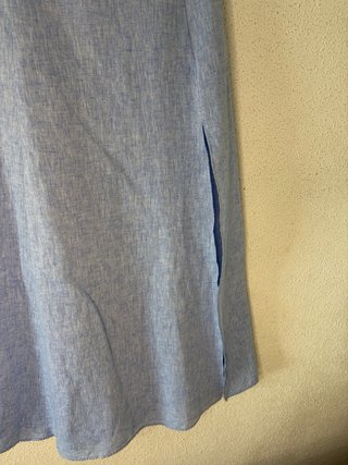 Vestido midi lino Zara