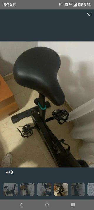 Bicicleta Estática Negra
