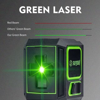Nivel laser verde 2 lineas