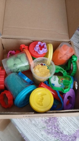 Juego de plastilina y moldes  lote