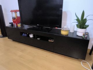 Mueble TV negro